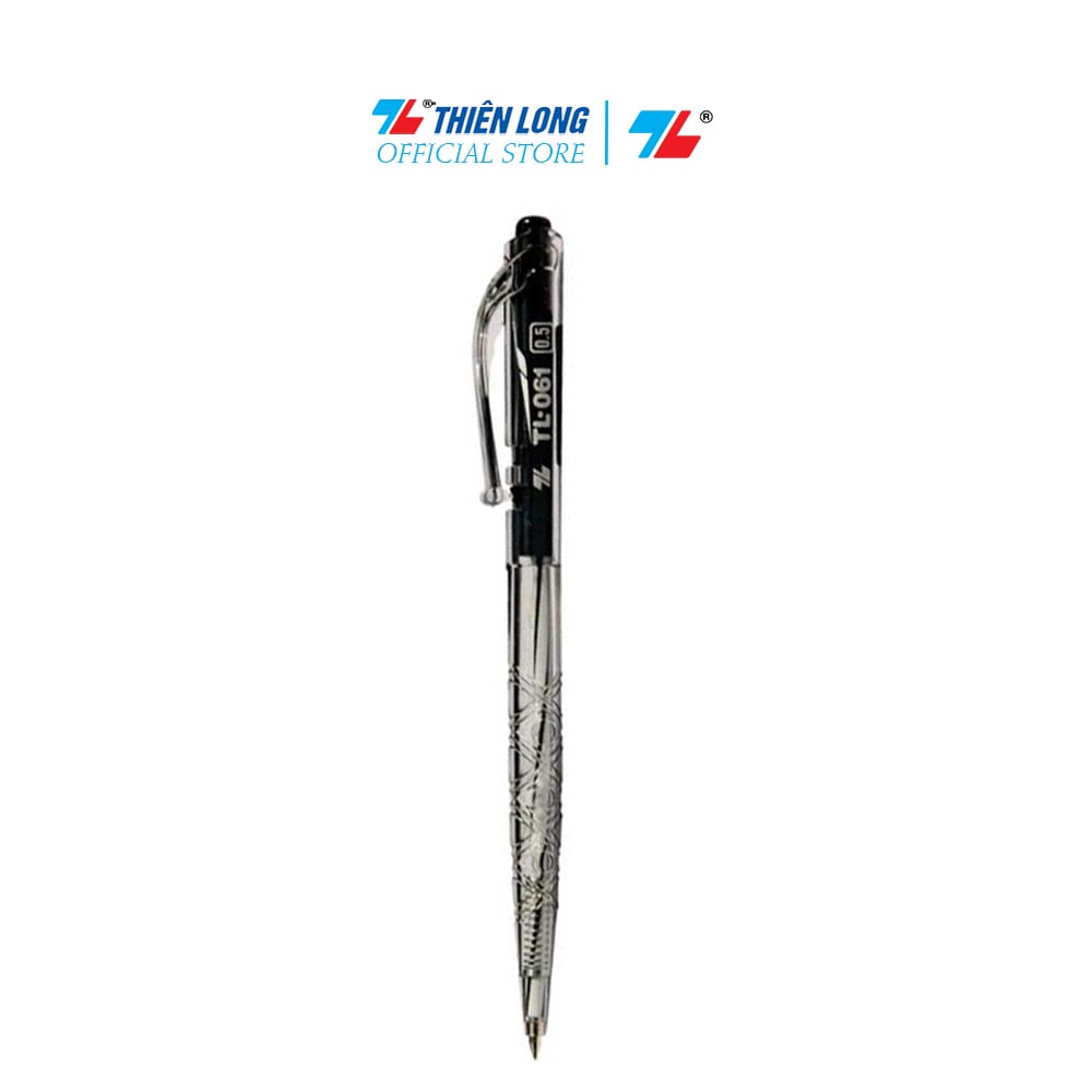 Combo 5/10/20 Bút bi Thiên Long TL-061 mực xanh đỏ đen ngòi 0.5mm êm trơn, phù hợp học sinh, sinh viên, văn phòng
