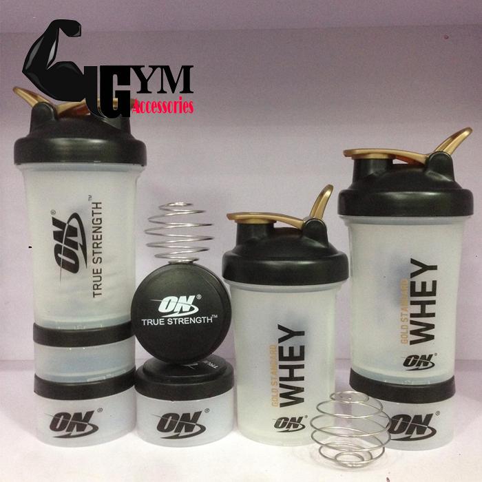 Bình lắc bình nước Shake bottle ON Gold Standard 3 ngăn