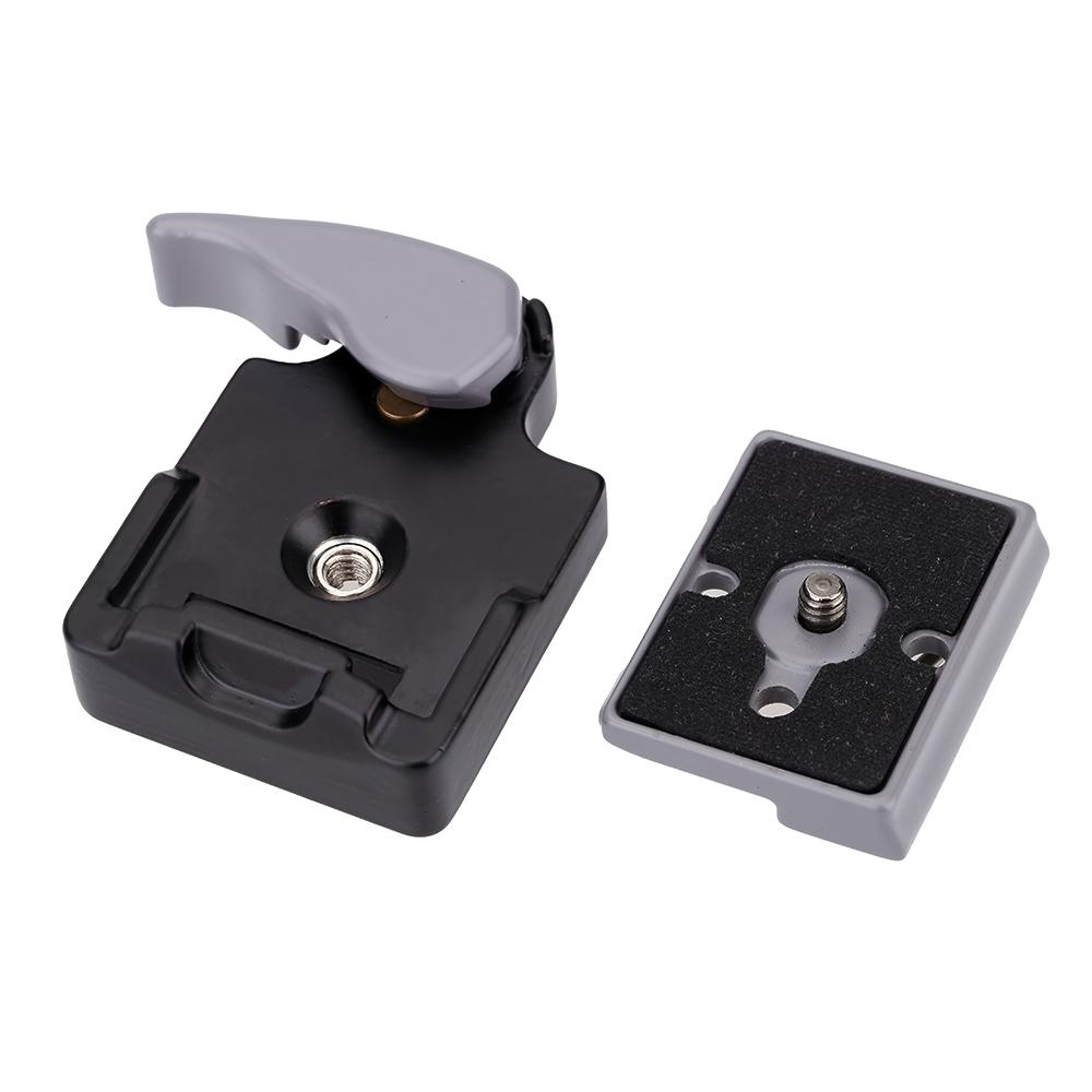 Camera 323 Quick Release Clamp Adapter  + Quick Release Plate Compatible for Manfrotto 200PL-14 Compat Plate