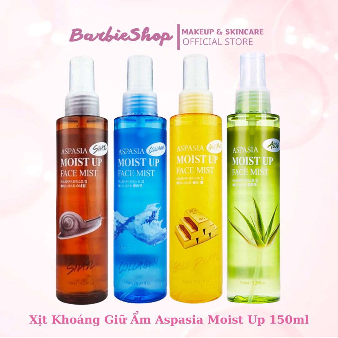 Xịt Khoáng Aspasia Moist Up Face Mist - 150ml
