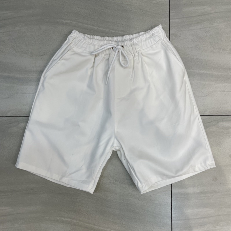 Quần short kaki đen phong cách unisex - Gin Store 03