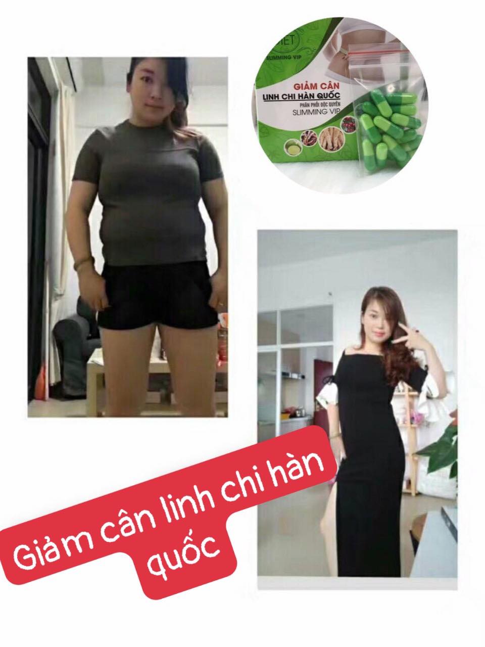 [HCM][loại thường] Giảm cân Linh Chi Hàn Quốc 30 viên