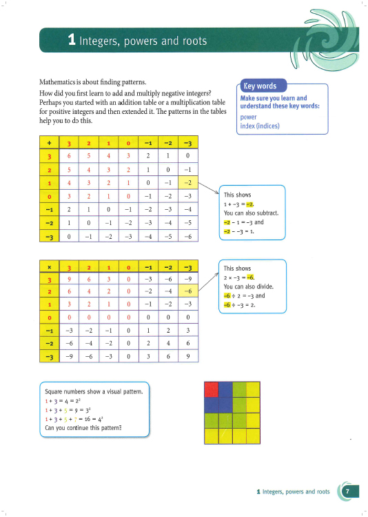 Mathematics course book + Practice book