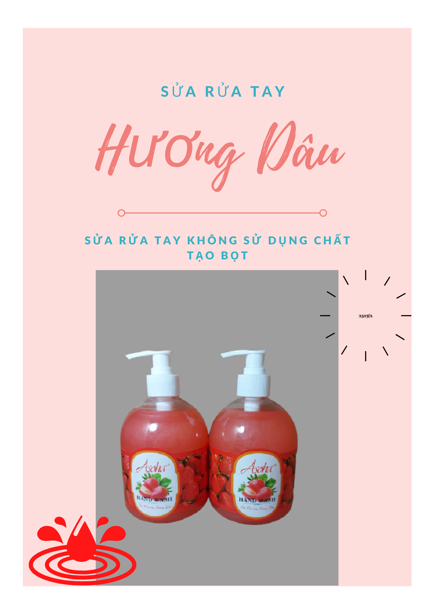 Sữa Rửa Tay ASOHA 500ML