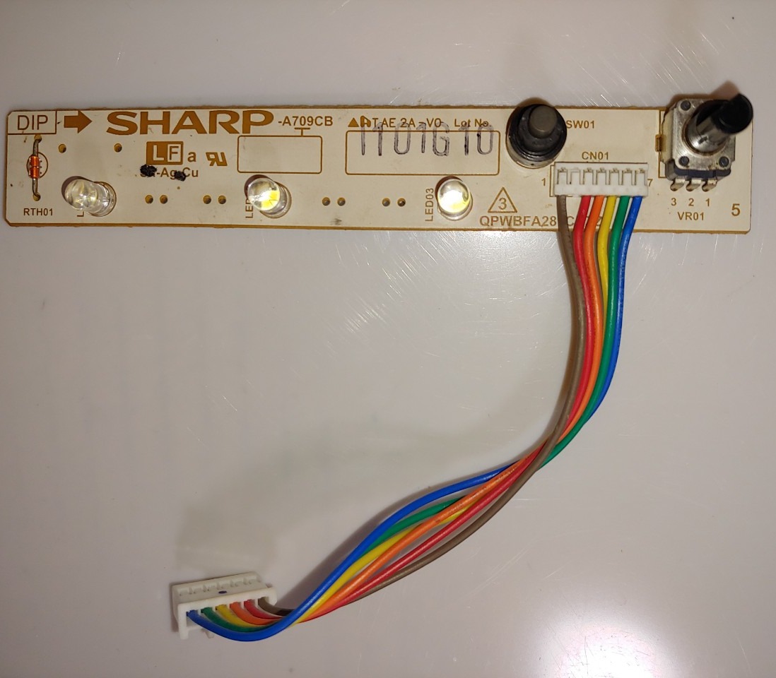 boar điều khiển nhiệt độ tủ lạnh Sharp ( dòng mono )