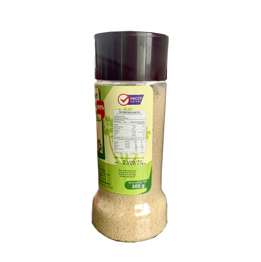 Đường thốt nốt nguyên chất cao cấp Anh Đăng -Hũ 300g, 100% từ Hoa cây Thốt Nốt, không chất bảo quản