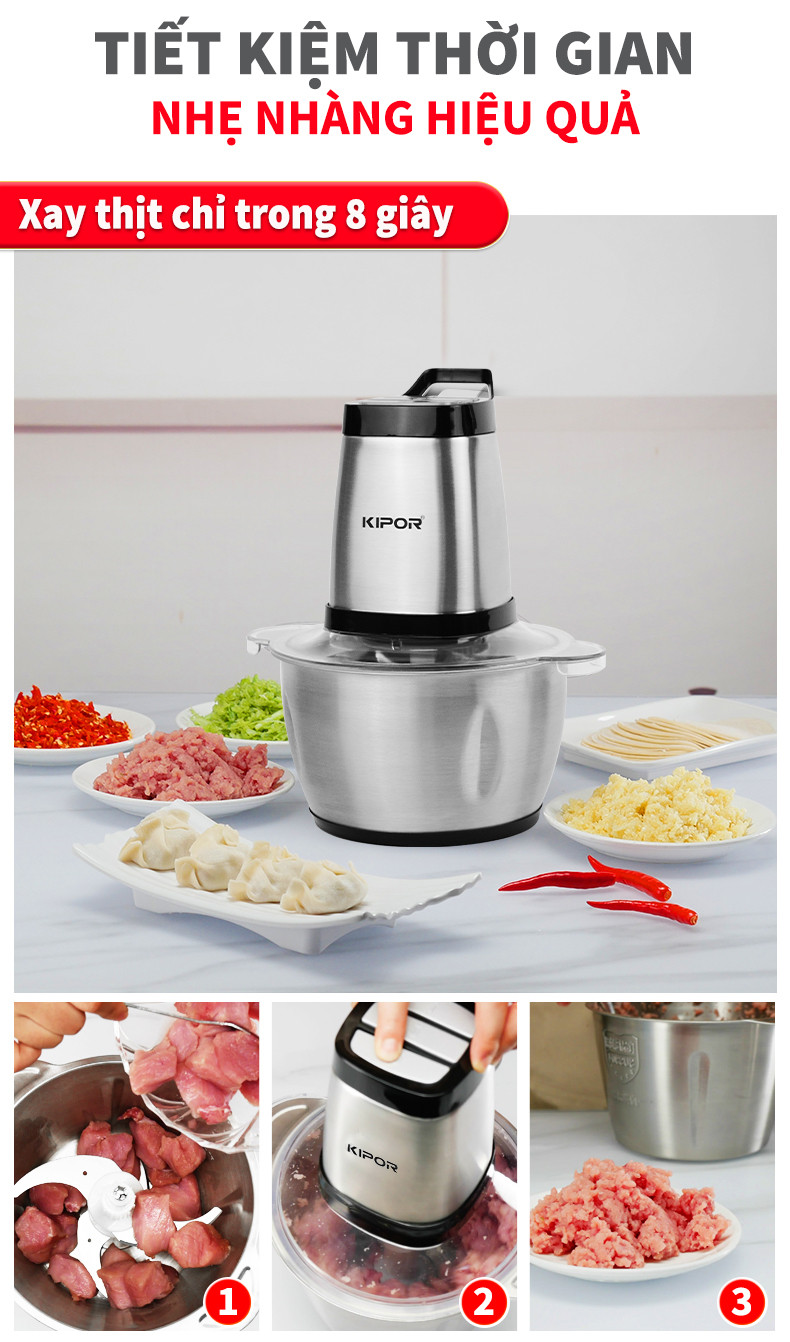 Máy xay thịt đa năng Kipor KP-502