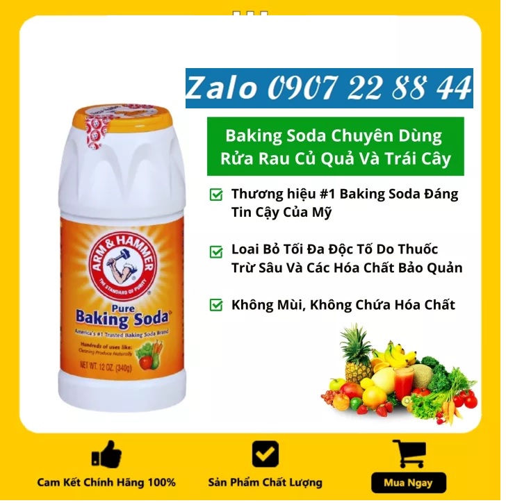 BỘT BAKING SODA RỬA RAU CỦ QUẢ