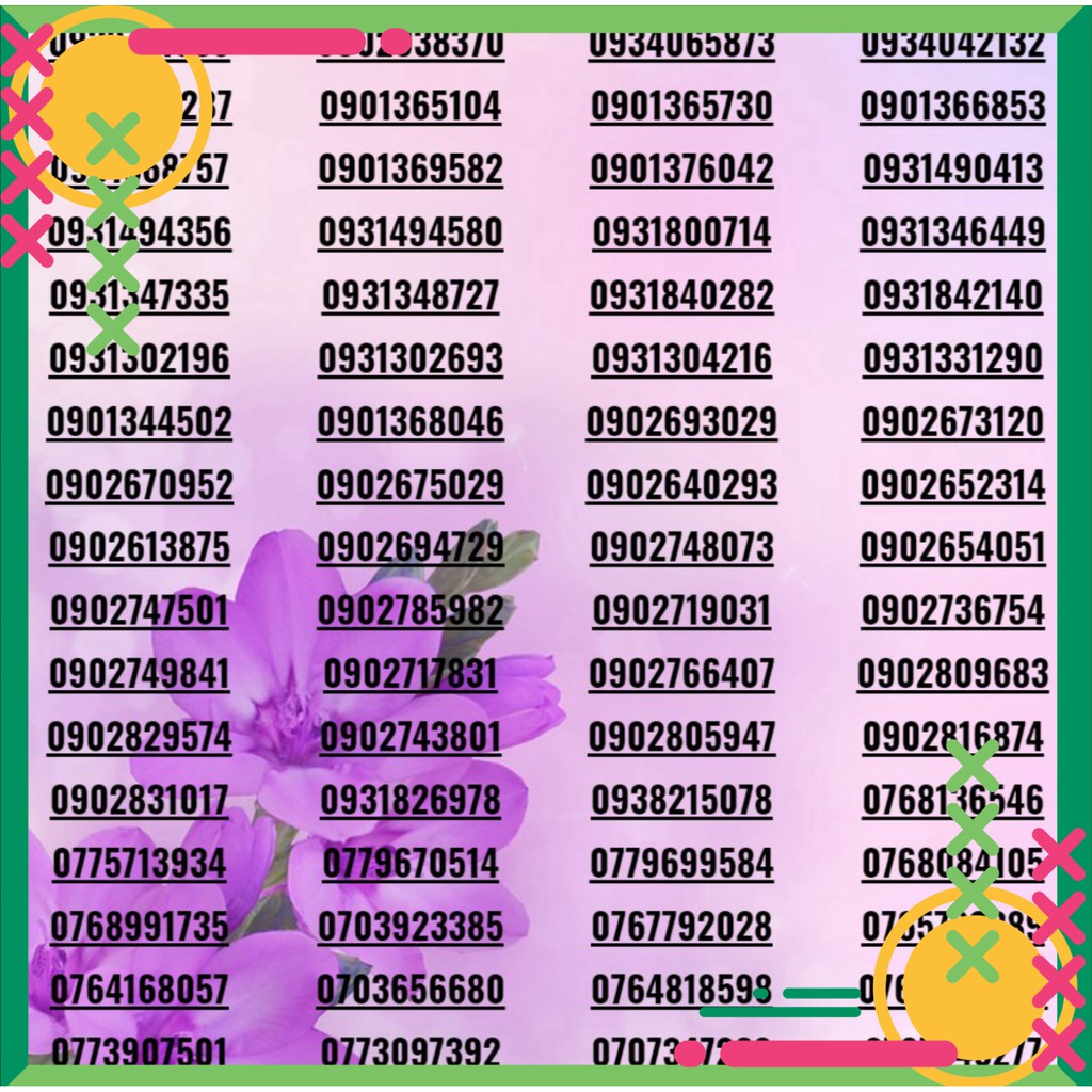 Sim 4g đẹp mobifone trùm data