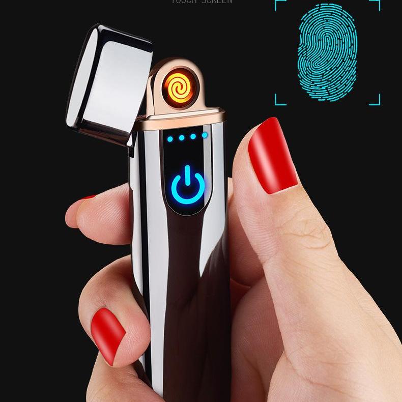 Bật lửa cảm ứng không dùng gas nạp sạc USB