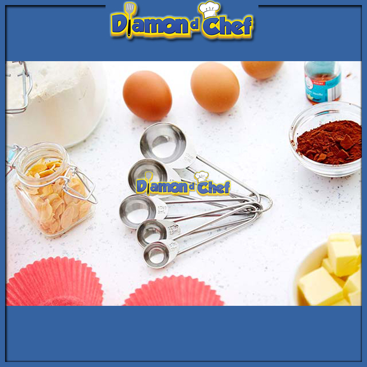 Bộ 5 thìa đong gia vị inox đong sữa gia vị ...