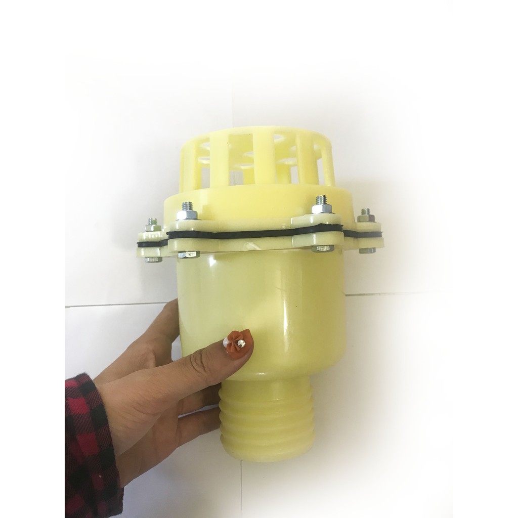 Luper máy bơm nước nhựa vàng phi 40, phi 50, phi 60