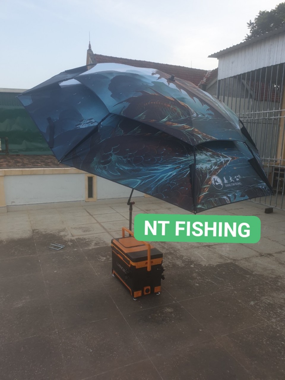 Ô câu cá long thần đường kính 2m4