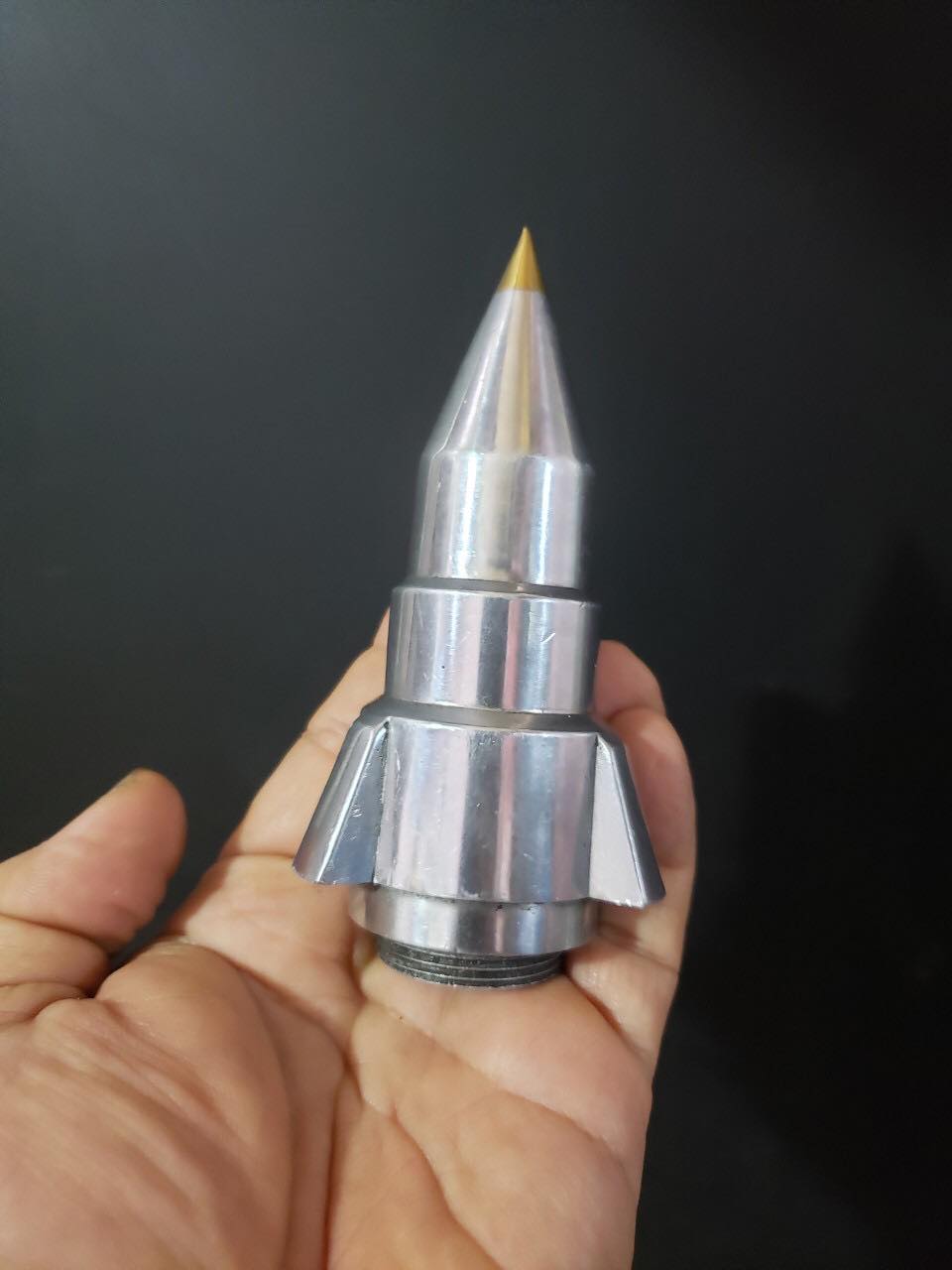 ĐẦU TÊN LỬA GẮN NẮP CÒ HONDA 67 INOX