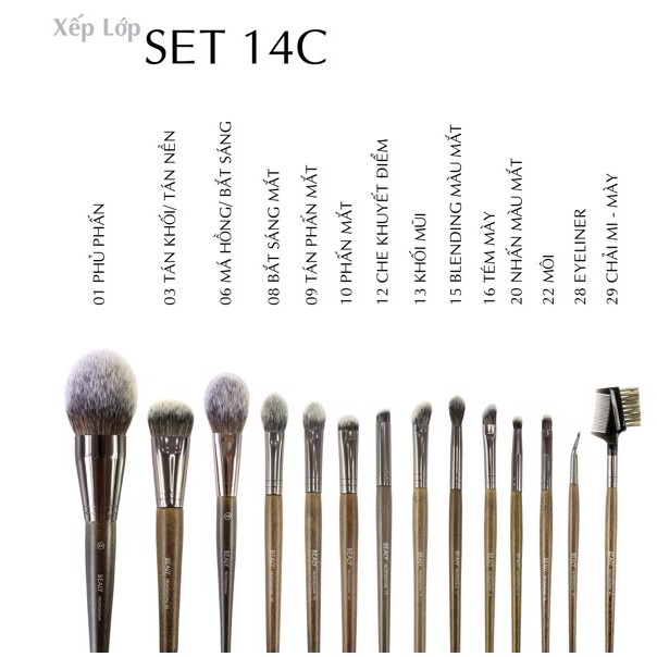 SET CỌ XẾP LỚP BEALY 14C