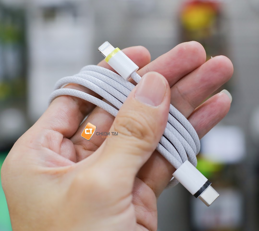 Cáp Type-C to Lightning bọc dù iMac M1 chính hãng