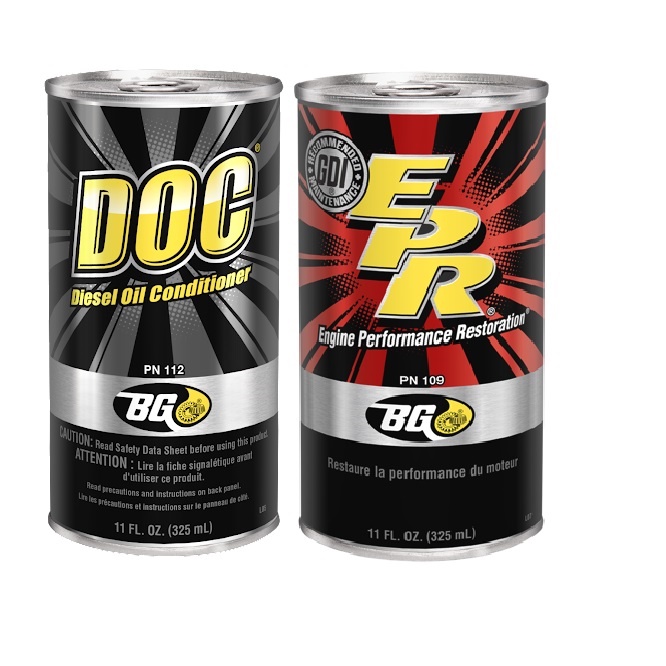 Bộ combo 2 chai súc rửa động cơ và bảo vệ các chi tiết động cơ Diesel BG EPR 109 + BG DOC