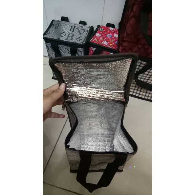 [HCM]Túi Giữ NHiệt Đựng Hộp Cơm Cà Mên 4 Tầng Cao 27cm