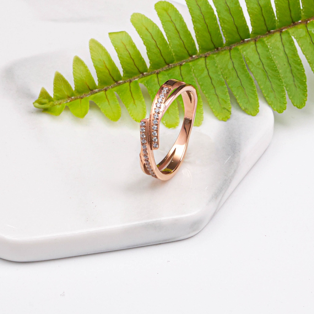 Nhẫn CDE Spiral Duo Ring Rose Gold CDE8015RG