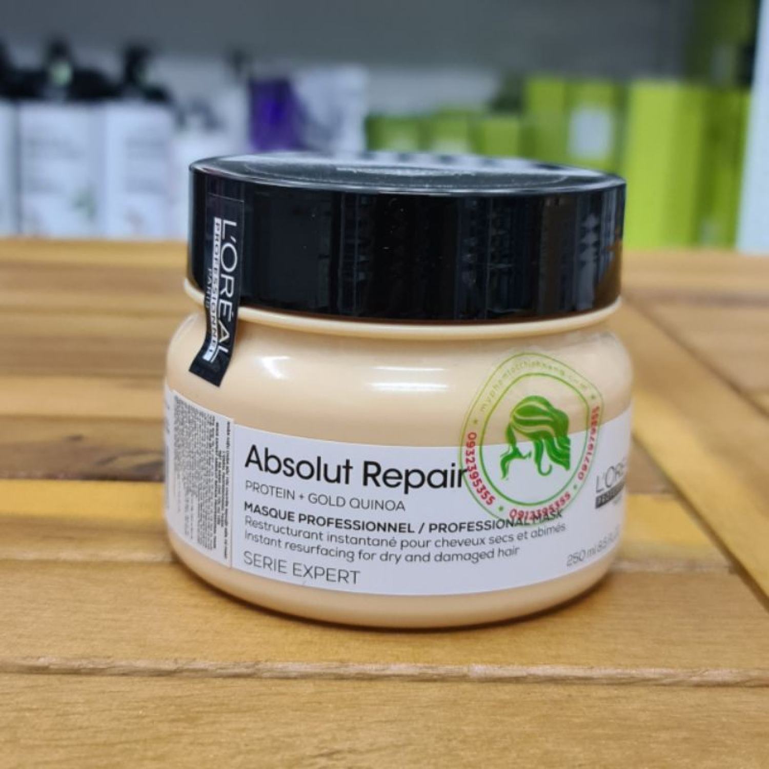 Kem hấp l'oreal absolut repair gold kem bơ phục hồi tóc khô xơ hư tổn 250ml - 500ml