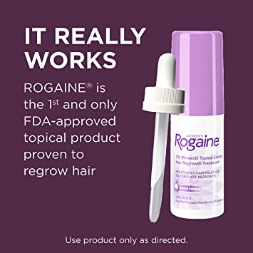 Kem mọc tóc nữ Rogaine 2% Minoxidil Topical Solution 60ml