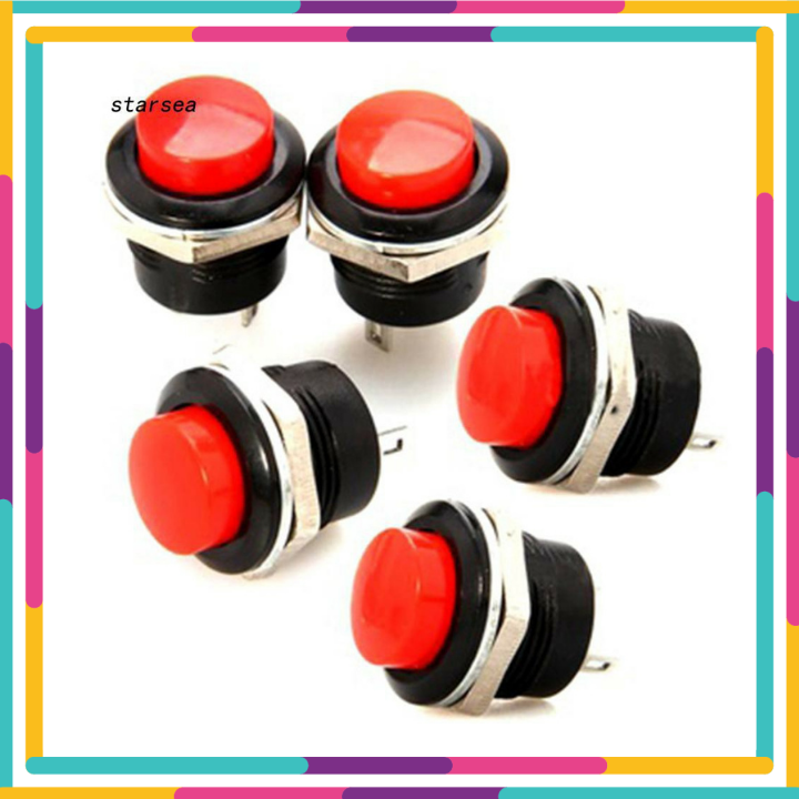 Công tắc còi xe máy-Công tắc còi ngân-Công tắc 2 chế độ on/off dễ dàng lắp đặt,-Combo 5 chiếc