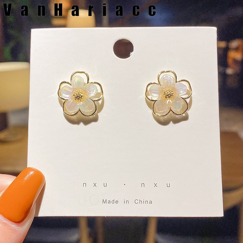 Korean High-end Flower Earrings