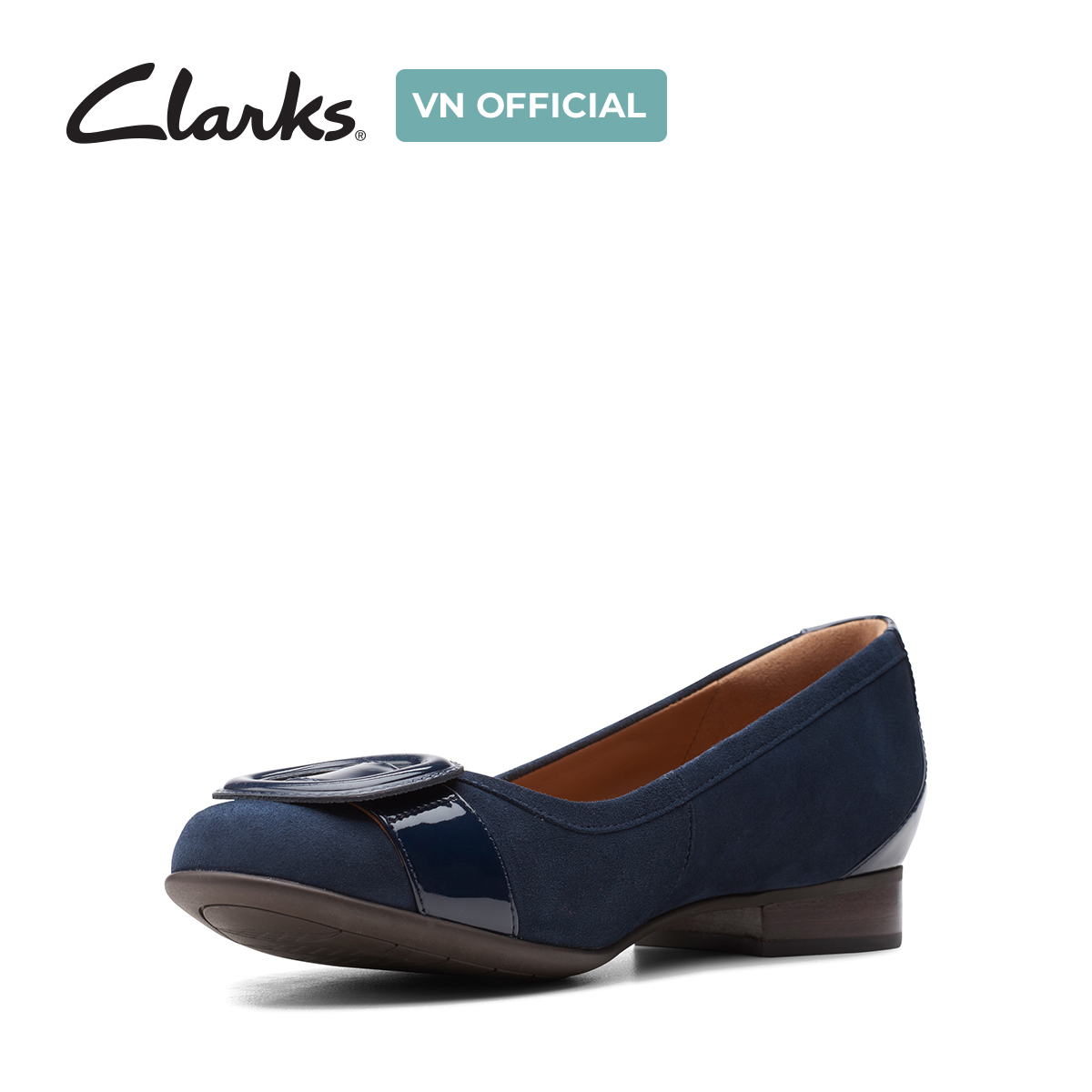 Giày Búp Bê Da Nữ Clarks - Un Blush Cove