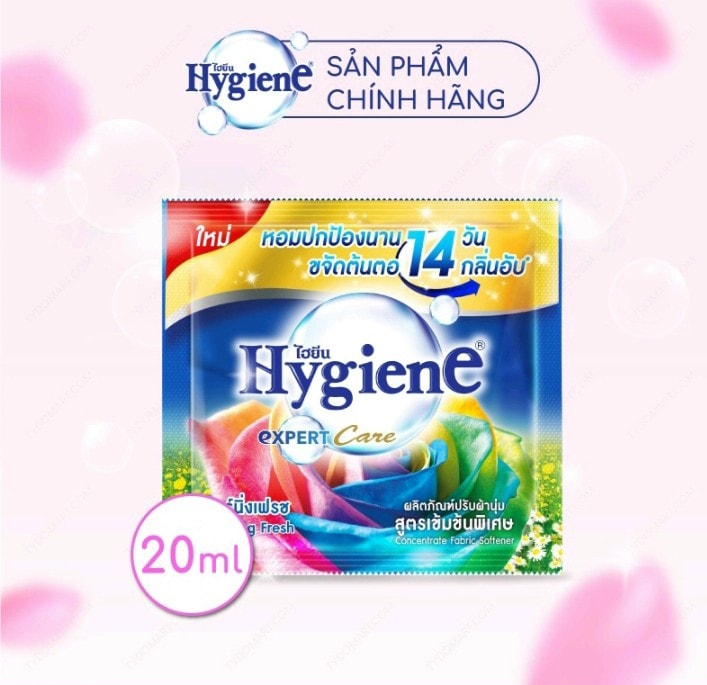[Combo 30 Dây ] Nước Xả Vải Đậm Đặc Hygiene [20ML x 12 Gói] Thái Lan