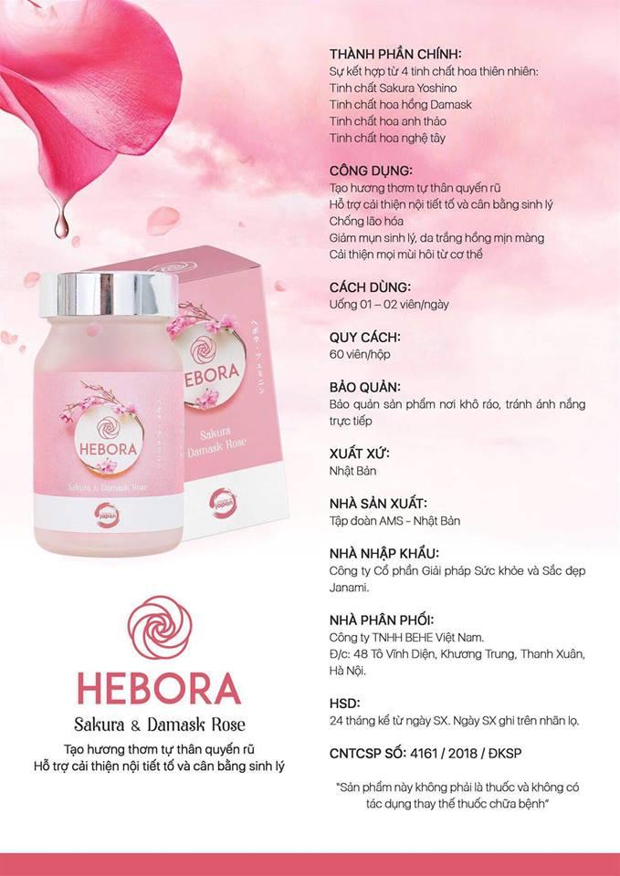 Viên uống hương thơm tự thân Hebora