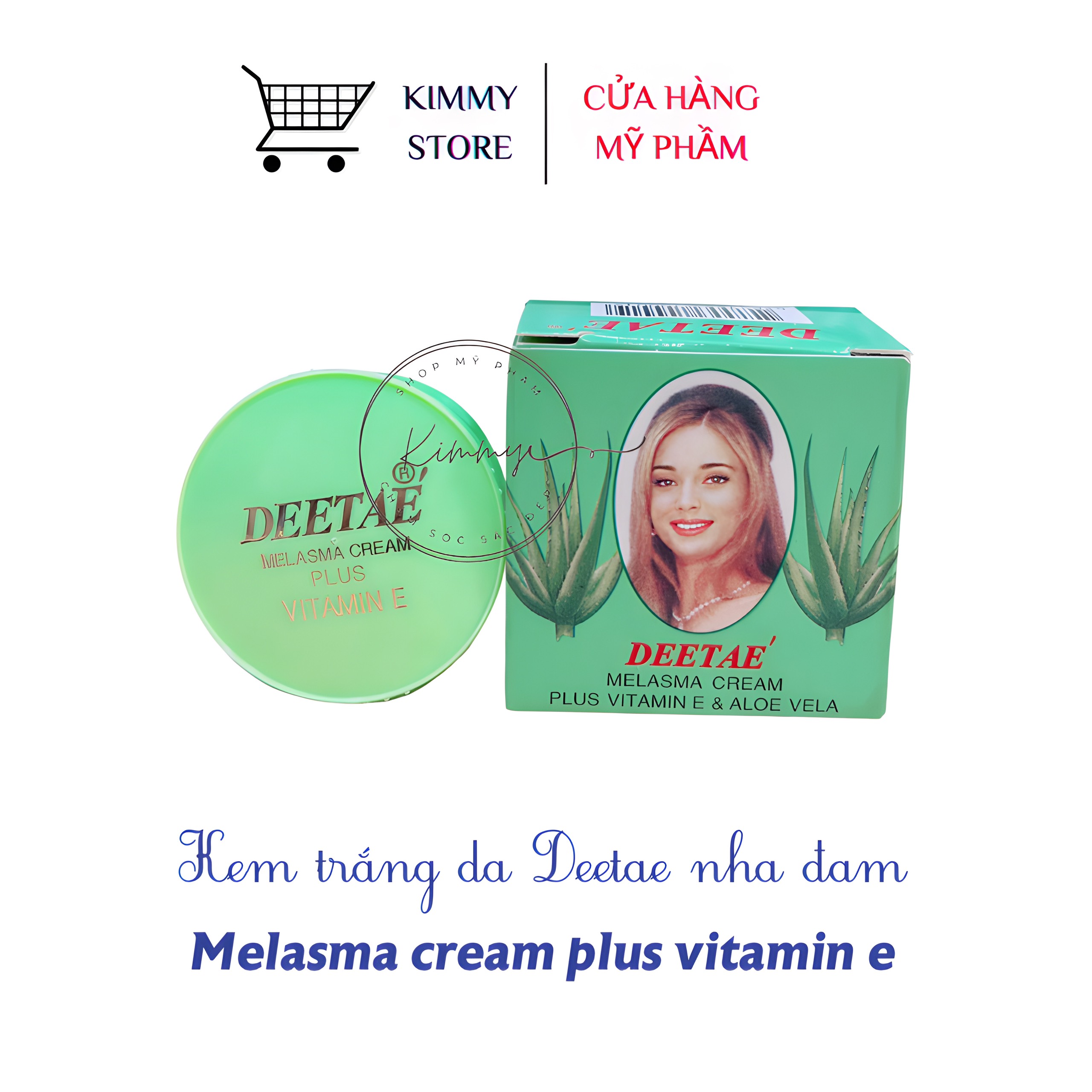 [HCM]Lẻ hộp Kem nha đam Deetae Thái