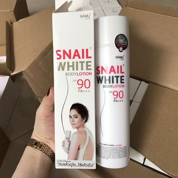 Dưỡng thể snail white body lotion spf90 pa+++