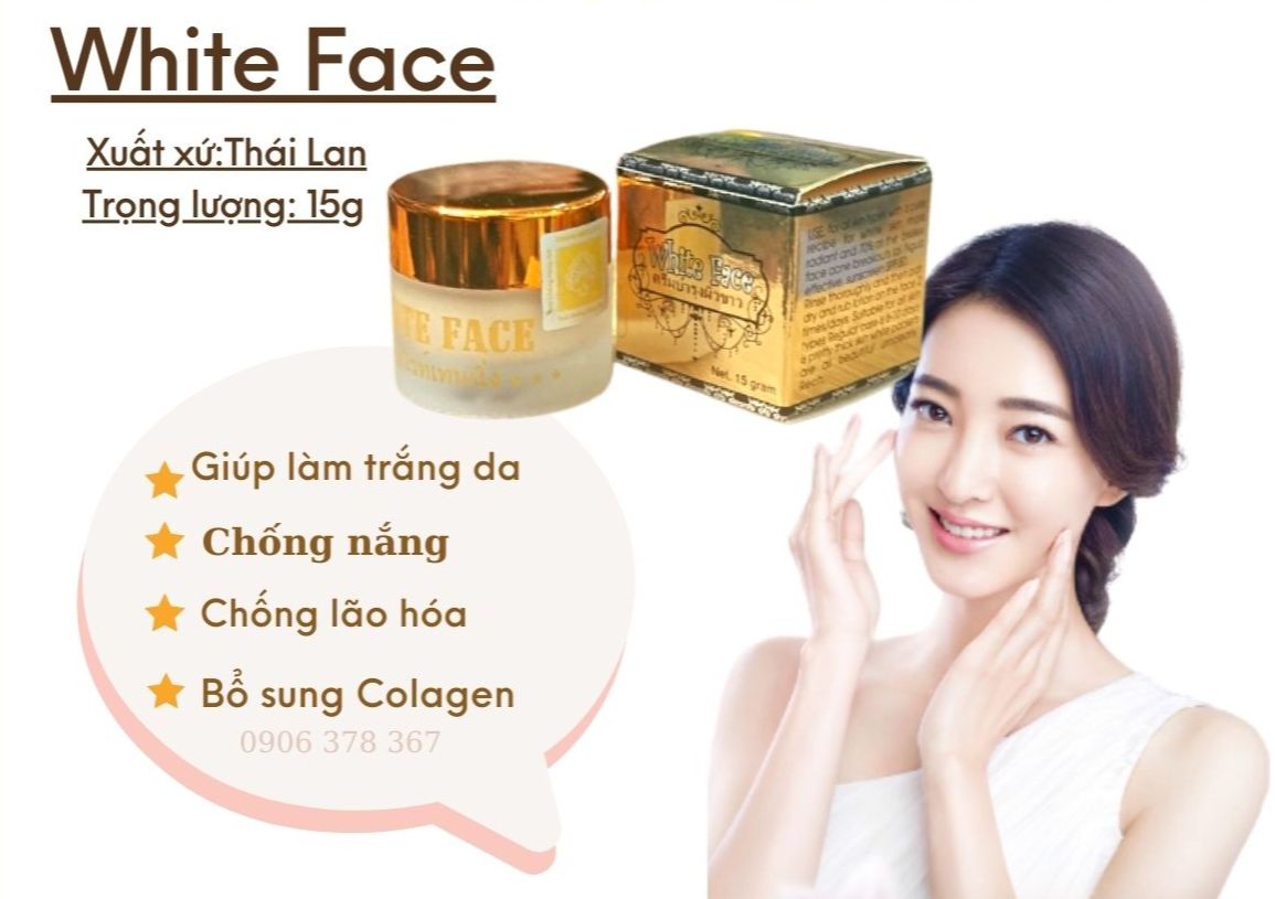 KEM DƯỠNG TRẮNG DA WHITE FACE THÁI LAN