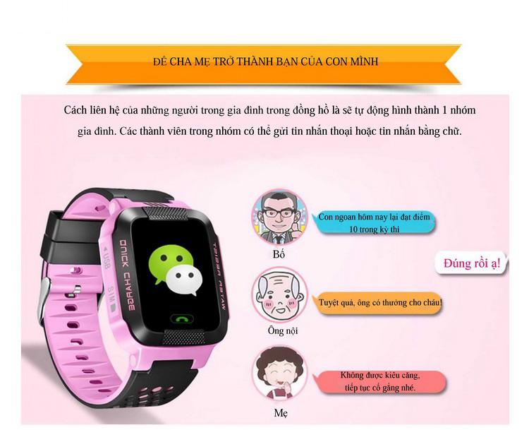 Đồng hồ thông minh định vi trẻ em E5 + Tặng kèm sim