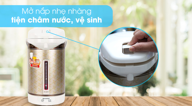 Bình thủy điện Sharp KP-30STV RB 2.9 lít