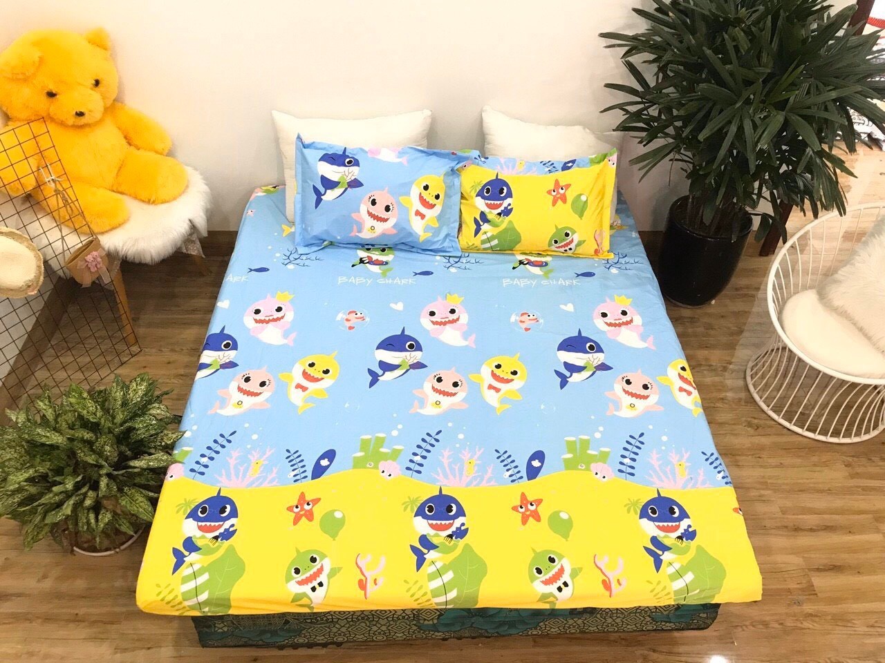 (FreeShip MAX) Ga Chống Thấm Cotton Cao Cấp, An Toàn Cho Bé