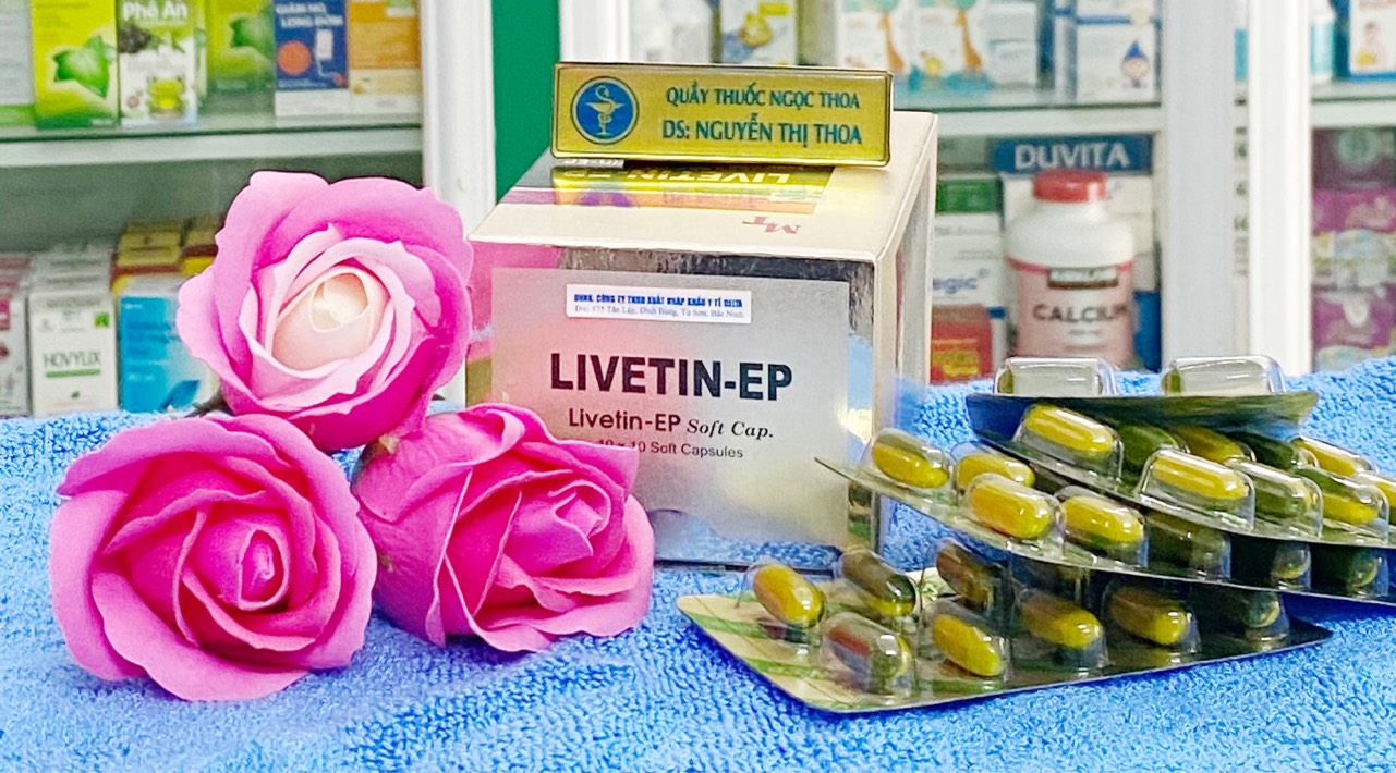 ✅✅ [ Chính Hãng ] Giải Độc Gan LIVETIN - EP - hộp 100 viên