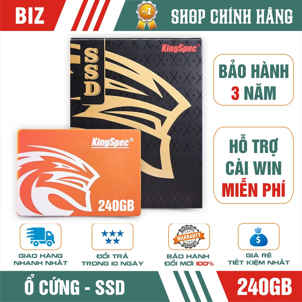 Ssd 240Gb Kingspec -bảo hành 36 tháng !