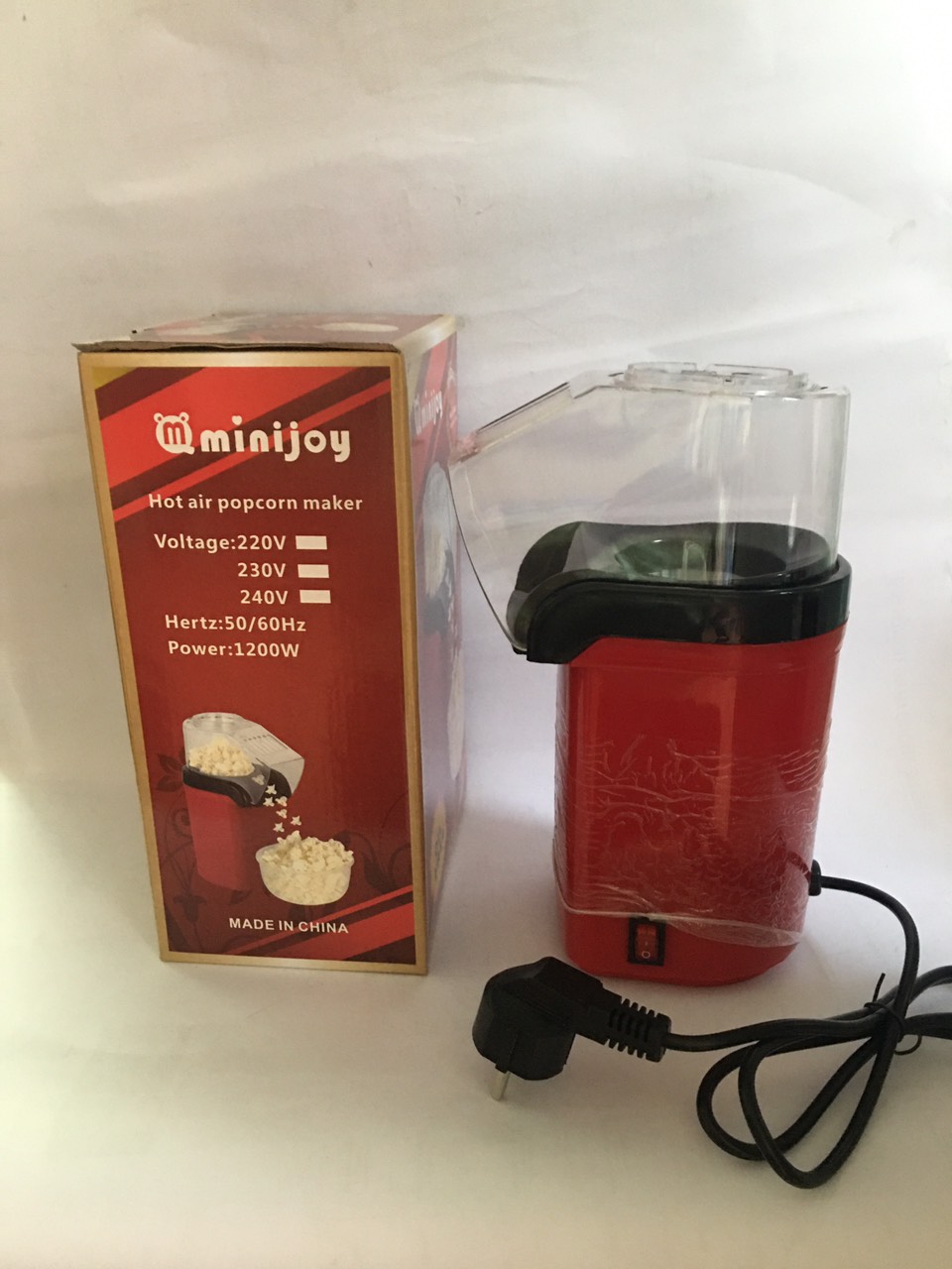 Máy nổ bỏng ngô mini dạng cốc