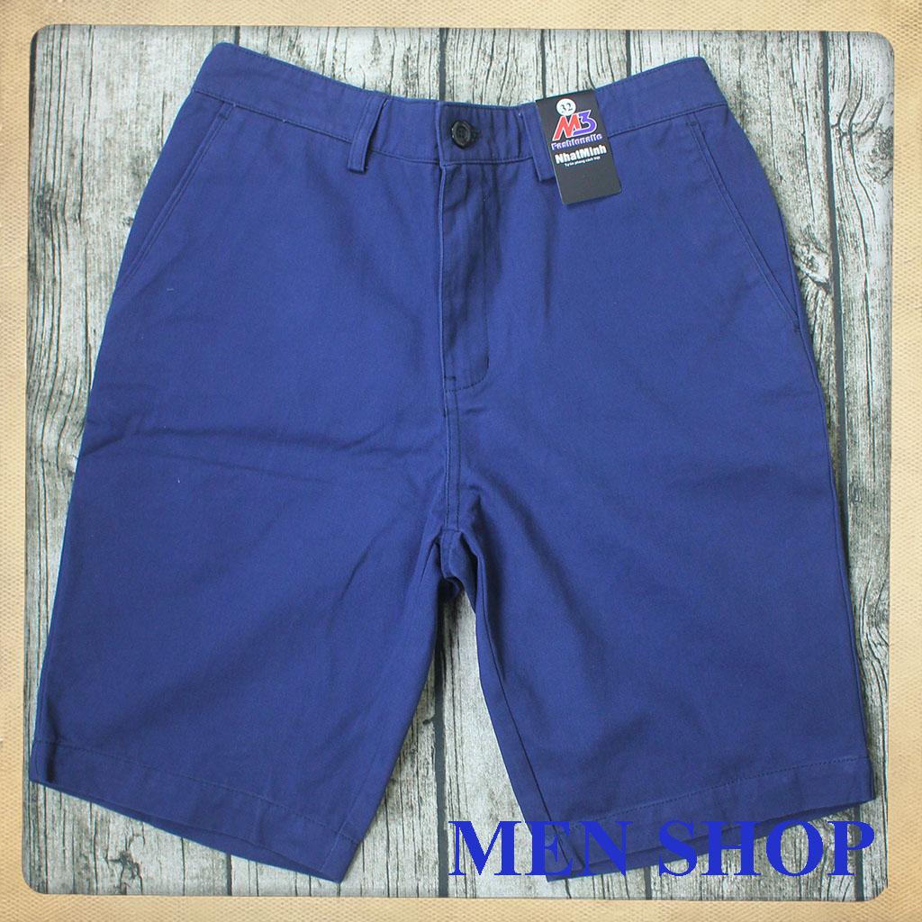 Quần short kaki nam màu đen chất đẹp