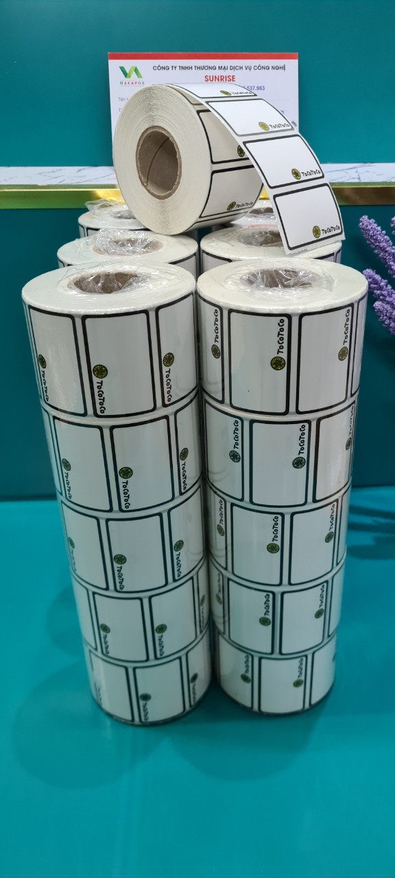 Cuộn Tem trà sữa dán cốc TOCO - TOCO
