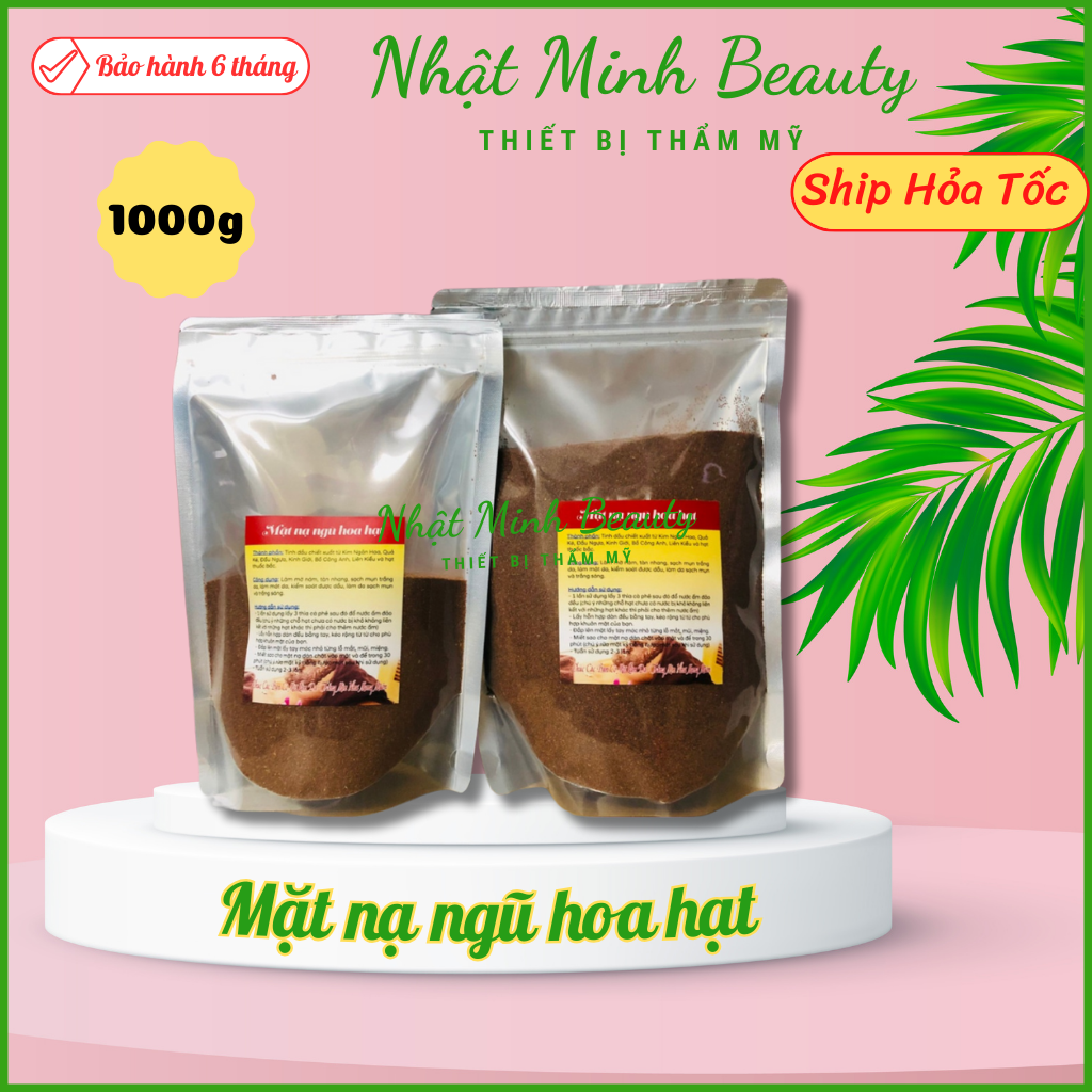 Ngũ hoa hạt đắp mặt, hạt đình lịch gói 1kg | Mặt nạ ngũ hoa hạt