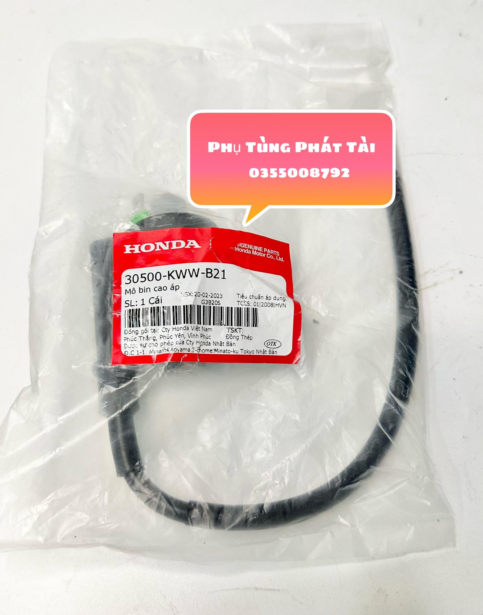 Mô Bin Sườn Wave S110 - Blade - RSX - Wave A110 Chính Hãng Honda