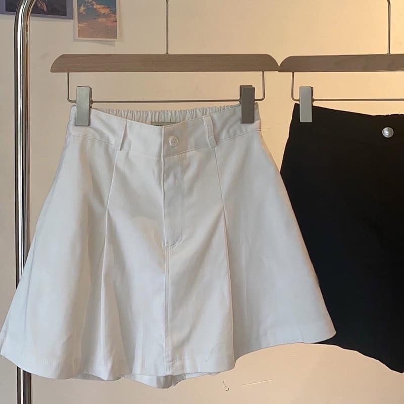 Chân Váy Kaki Basic Xếp Ly Mẫu Mới_002