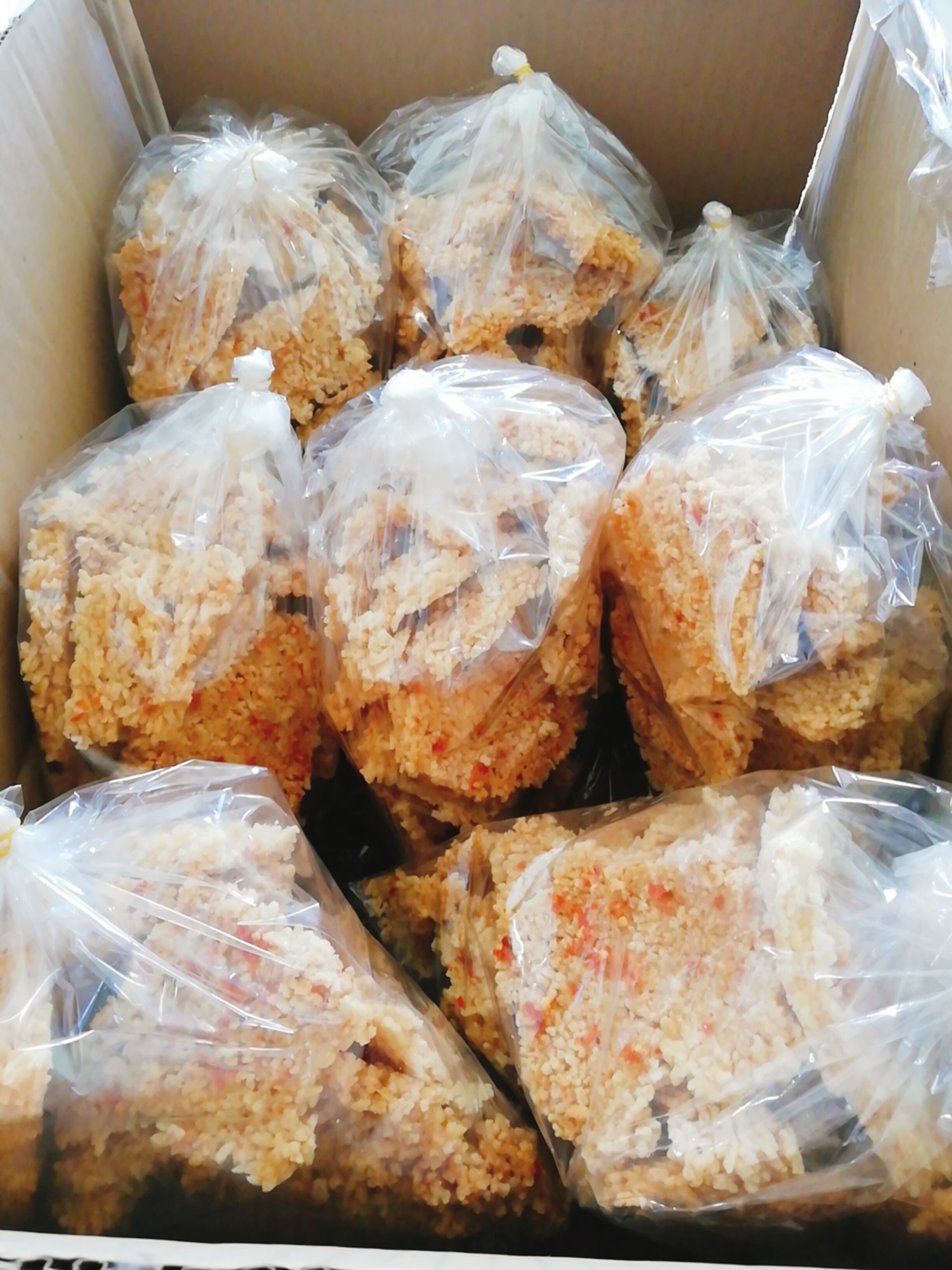 Cơm cháy mắm tỏi Bình Định, túi 500gr