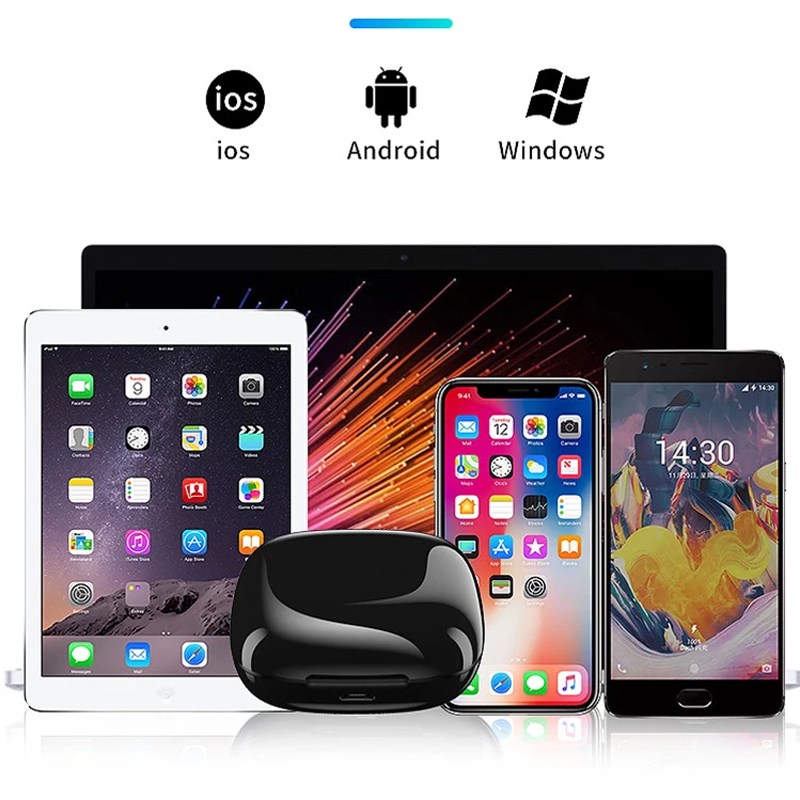Tai Nghe Bluetooth 5.0 Nhét Tai Không Dây Headset TWS Wireless Earphone Earbuds Stereo Headphone - Hàng Chính Hãng PKCB