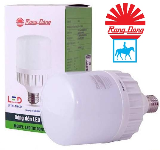 Bóng đèn Rạng Đông 60W LED Bulb trụ E27 Chip Led Samsung TR135NĐ