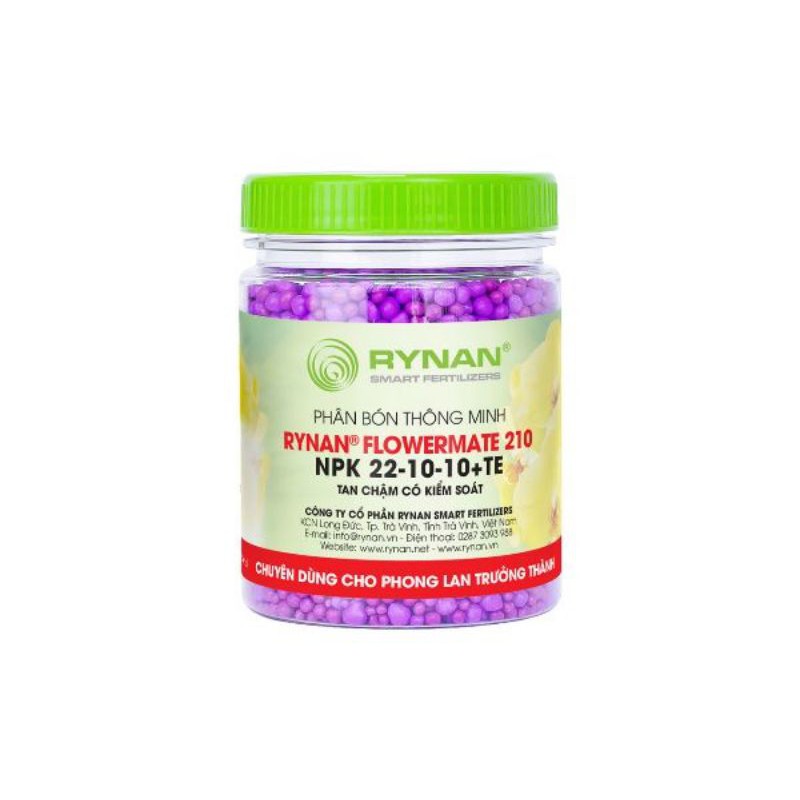 Phân Bón Rynan 22-10-10+TE, Phân bón tan chậm
