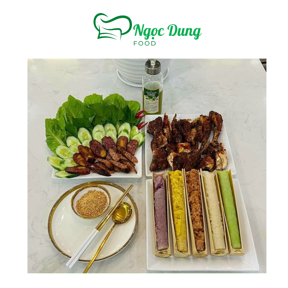 Set 5 ông cơm Lam ngũ sắc tây bắc 1kg (giao tphcm)
