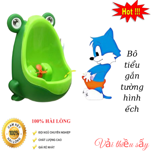 Bô tiểu mini gắn tường con ếch cho bé trai